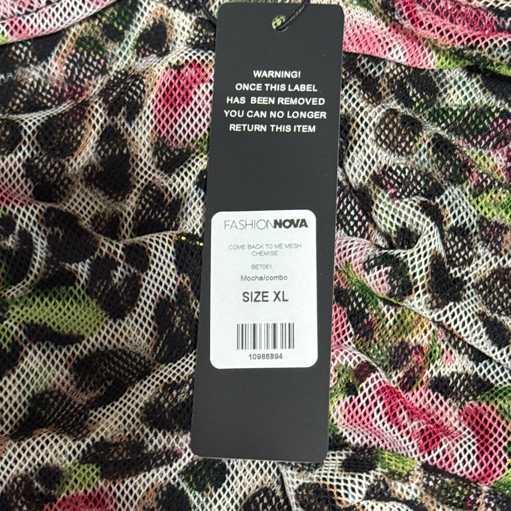 Fashion Nova Come Back To Me Mesh
Chemise - Mocha/combo - Picture 2 of 8